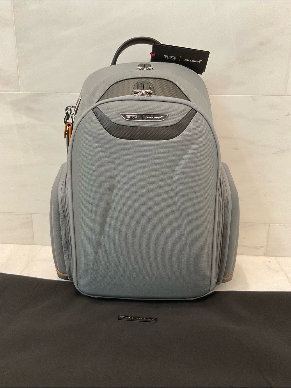 NEW Tumi McLaren PADDOCK 18.0” HTLS Polyester Laptop Backpack - SUPER GRAY
